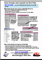 73SaveGroupsAndLayoutsAsTextFiles